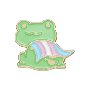 Pride Frog Enamel Pin Badge
