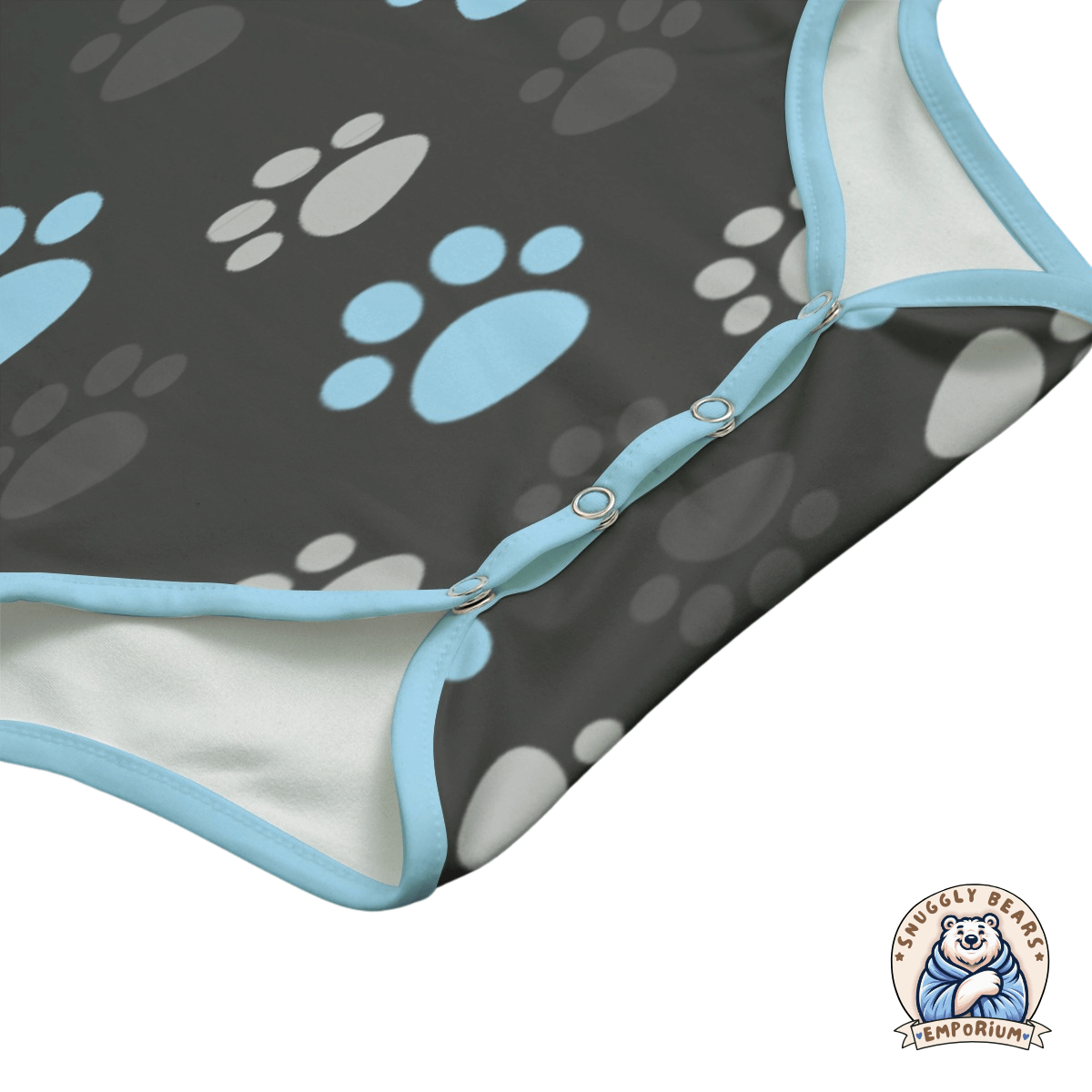 ABDL Onesie – Paw Prints - Coloured Paws