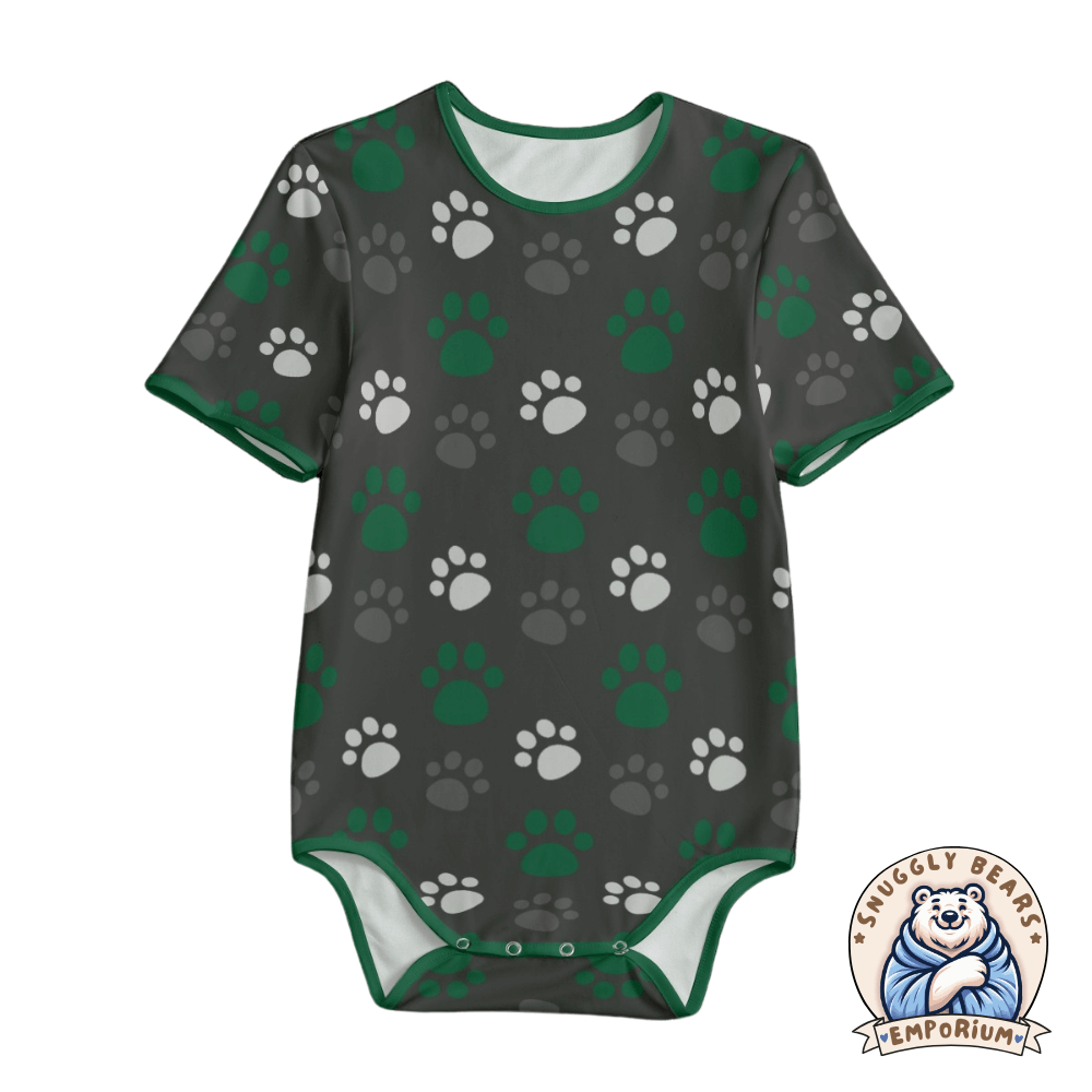 ABDL Onesie – Paw Prints - Coloured Paws