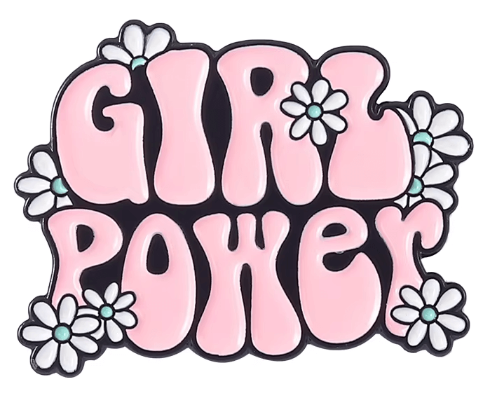 Girl Power Enamel Pin Badge