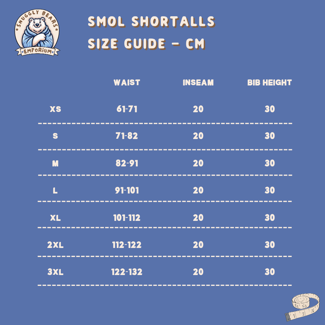 ABDL Shortalls - SMOL Shortalls