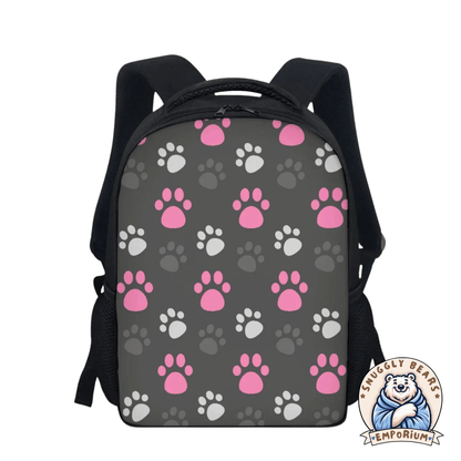 Coloured Paw Prints Backpack