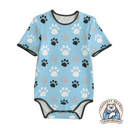 ABDL Onesie – Paw Prints Full Colour Onesie
