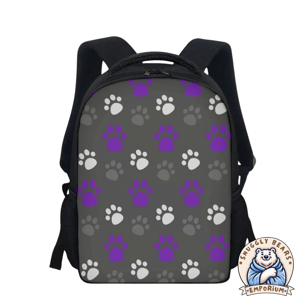 Coloured Paw Prints Backpack