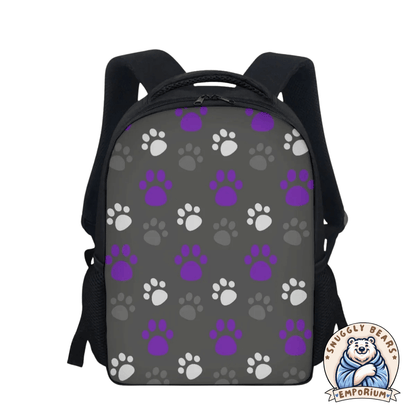 Coloured Paw Prints Backpack