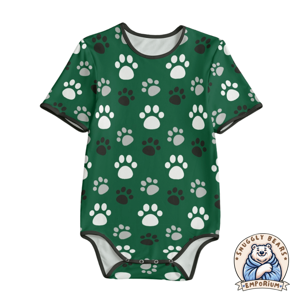 ABDL Onesie – Paw Prints Full Colour Onesie