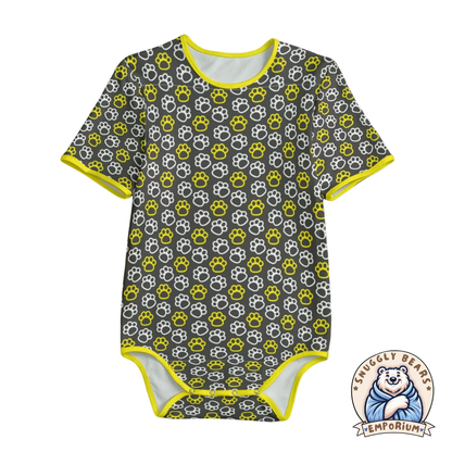ABDL Onesie – Paw Prints Outline