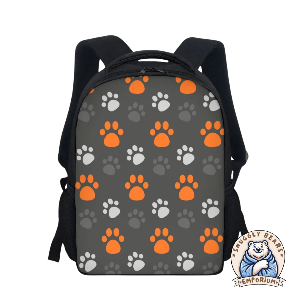 Coloured Paw Prints Backpack