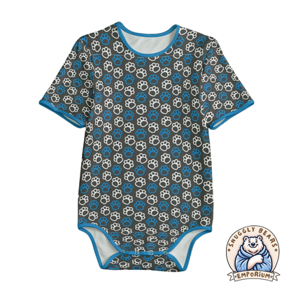 ABDL Onesie – Paw Prints Outline