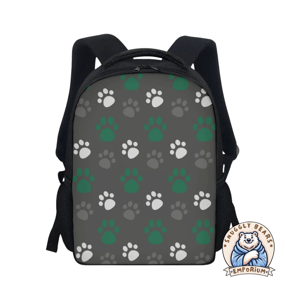 Coloured Paw Prints Backpack