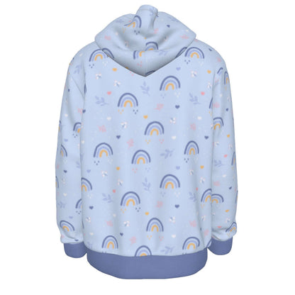 Blue Rainbows AOP Hoodie