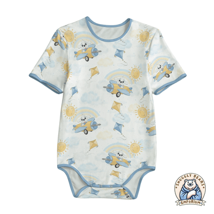 ABDL Onesie – Cute Puppy Pilot Daytime Onesie