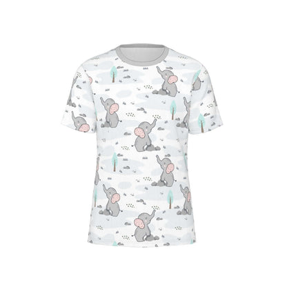 ABDL themed t-shirt featuring playful elephants, perfect for comfort and self-expression in the ABDL community.