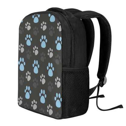 Coloured Paw Prints Backpack
