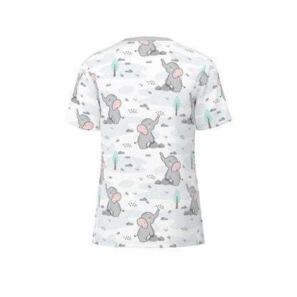 ABDL themed t-shirt featuring playful elephants, perfect for comfort and self-expression in the ABDL community.