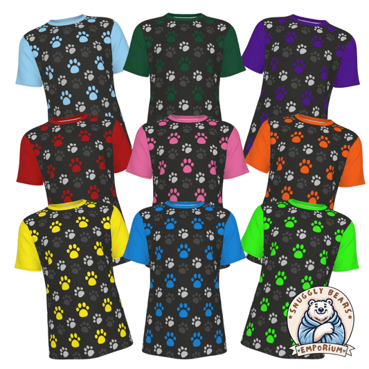 Paw Prints - Coloured Paws Tee