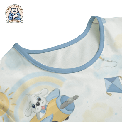 ABDL Onesie – Cute Puppy Pilot Daytime Onesie