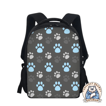 Coloured Paw Prints Backpack