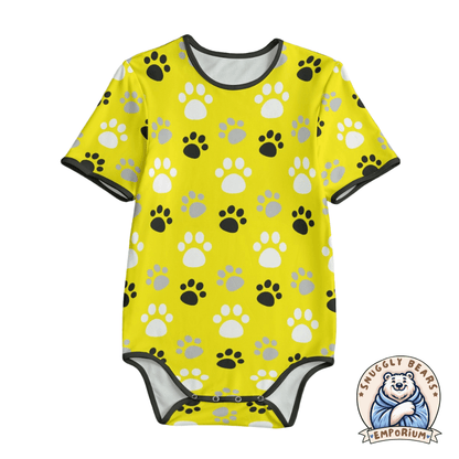 ABDL Onesie – Paw Prints Full Colour Onesie