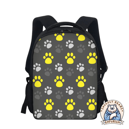 Coloured Paw Prints Backpack