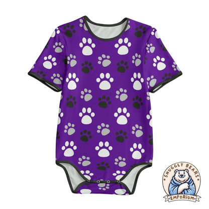 ABDL Onesie – Paw Prints Full Colour Onesie