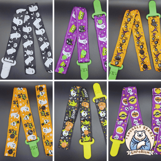🎃 Halloween Paci Clips – Limited Edition 👻