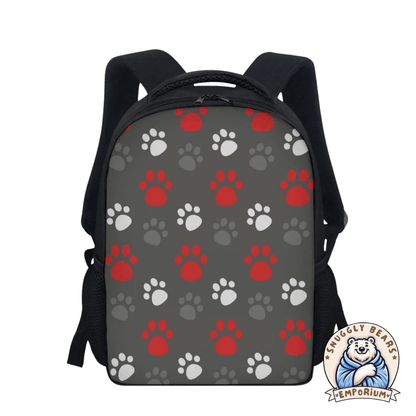 Coloured Paw Prints Backpack