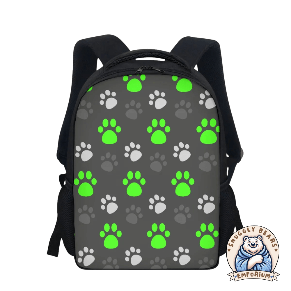 Coloured Paw Prints Backpack
