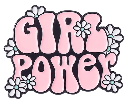 Girl Power Enamel Pin Badge
