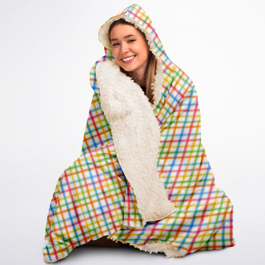 Tartan Tots Hooded Sherpa Blanket