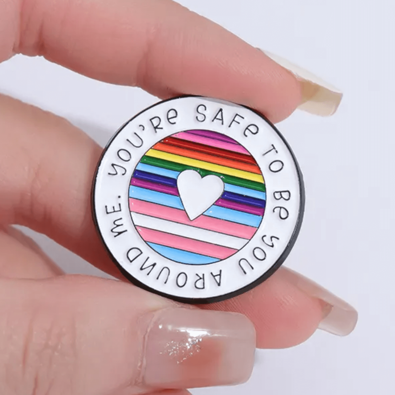 Pride Aly Enamel Pin Badge