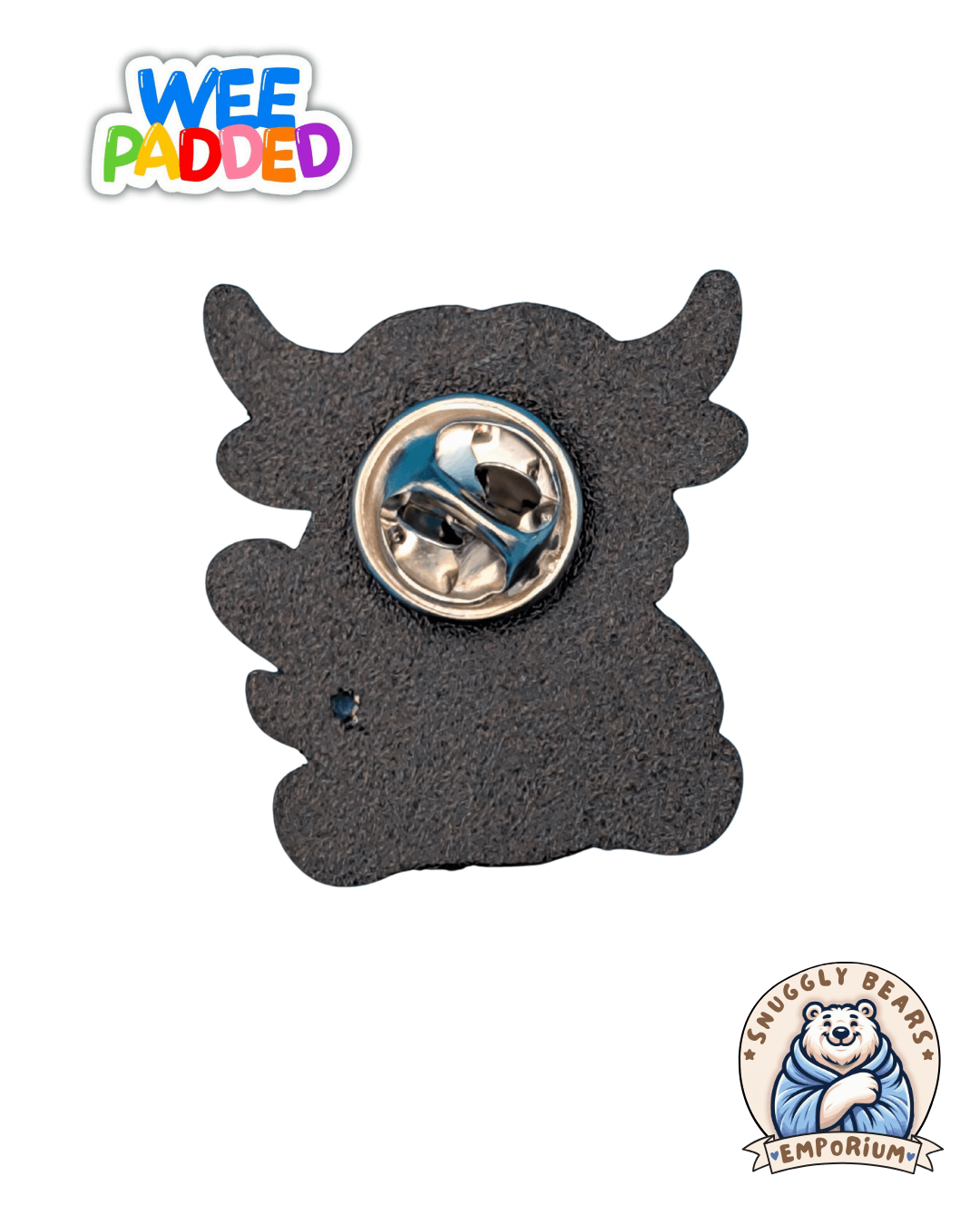 WeePadded Highland Coo Enamel Pin