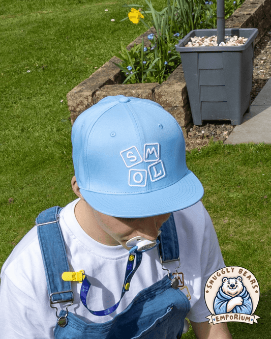 ABDL Hat - SMOL - Blue/White Snapback Cap