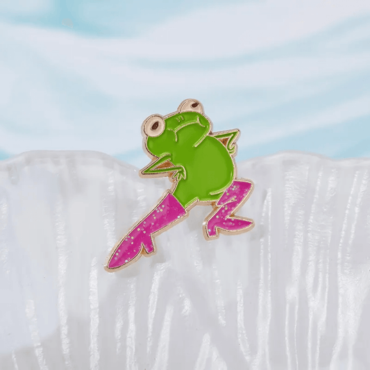 Frog 'n Boots Enamel Pin Badge