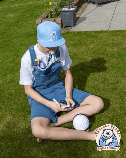 ABDL Hat - SMOL - Blue/White Snapback Cap